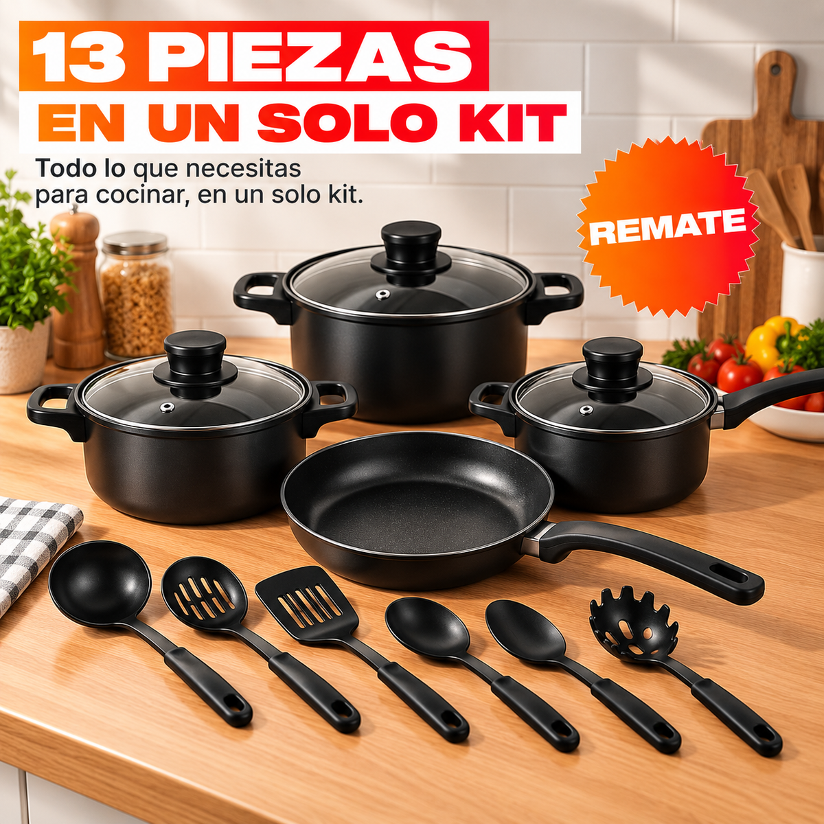KIT JUEGO DE 13 PIEZAS